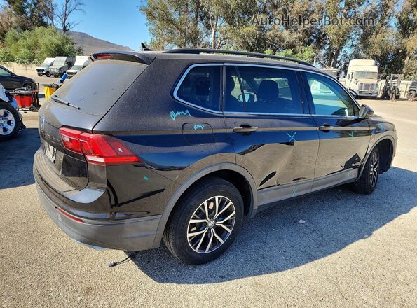 3VV3B7AX3KM121649 2019 VOLKSWAGEN TIGUAN Черный Задняя правая четверть