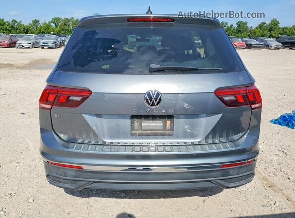 3VV3B7AX5NM055965 2022 VOLKSWAGEN TIGUAN Gray Հետևի տեսք