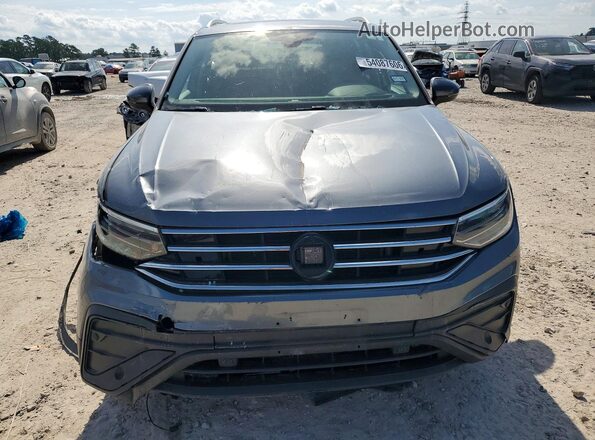 3VV3B7AX5NM055965 2022 VOLKSWAGEN TIGUAN Gray Դիմացի տեսք