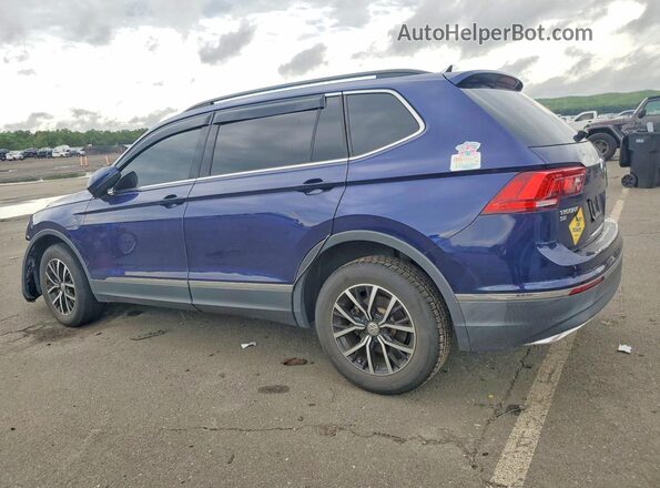3VV3B7AX6MM018289 2021 VOLKSWAGEN TIGUAN Blue Rear left