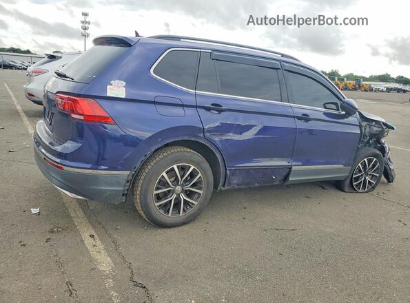 3VV3B7AX6MM018289 2021 VOLKSWAGEN TIGUAN Blue Rear right
