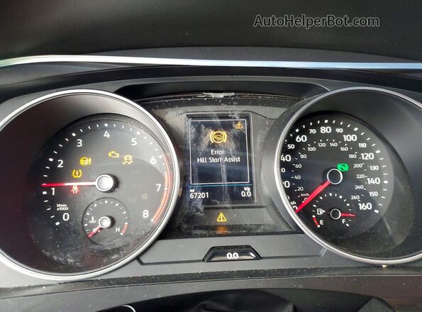 3VV3B7AX6MM018289 2021 VOLKSWAGEN TIGUAN Blue Instrument cluster view