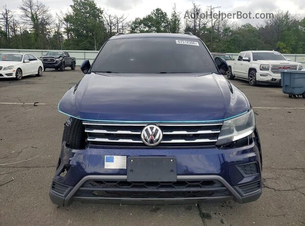 3VV3B7AX6MM018289 2021 VOLKSWAGEN TIGUAN Blue Front view