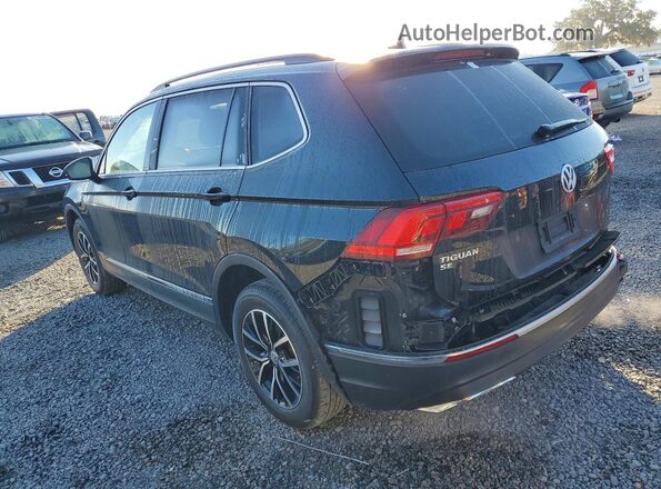 3VV3B7AX7MM076542 2021 VOLKSWAGEN TIGUAN Black უკანა მარცხენა