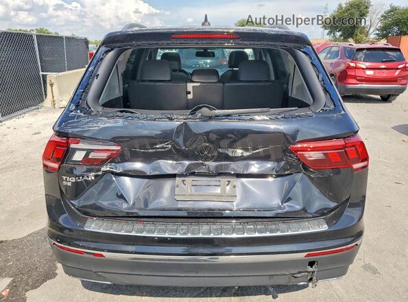 3VV3B7AX7MM115887 2021 VOLKSWAGEN TIGUAN Black უკანა ხედი