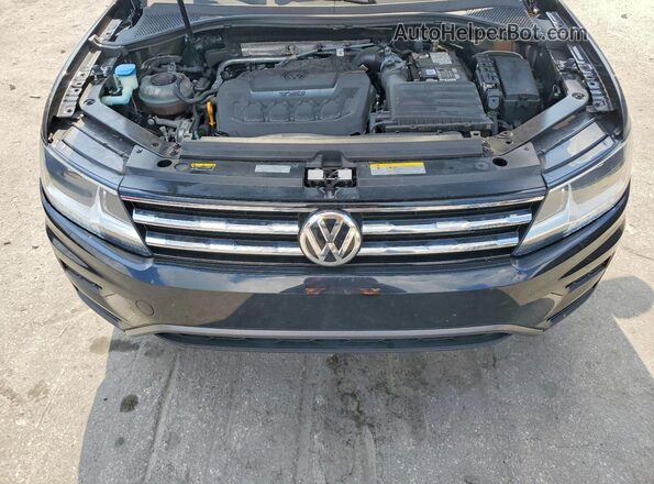 3VV3B7AX7MM115887 2021 VOLKSWAGEN TIGUAN Black ძრავის განყოფილების ხედი