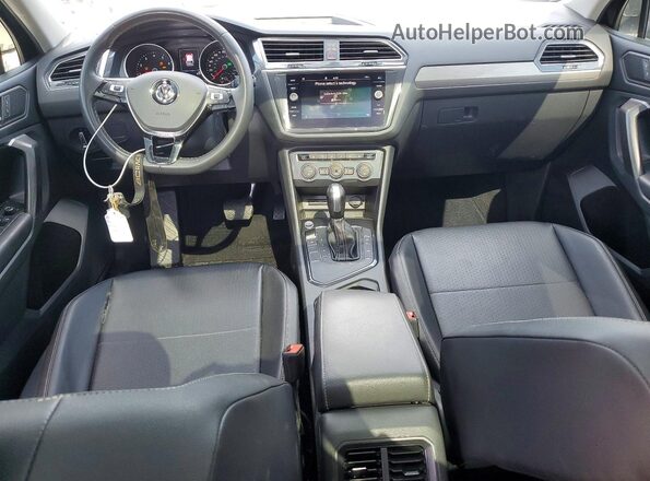 3VV3B7AX7MM115887 2021 VOLKSWAGEN TIGUAN Black წინა პანელის ხედი