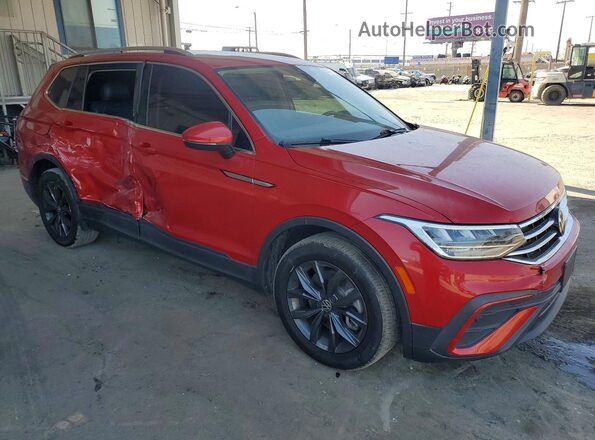 3VV3B7AX7NM033658 2022 VOLKSWAGEN TIGUAN Red Առջևի աջ