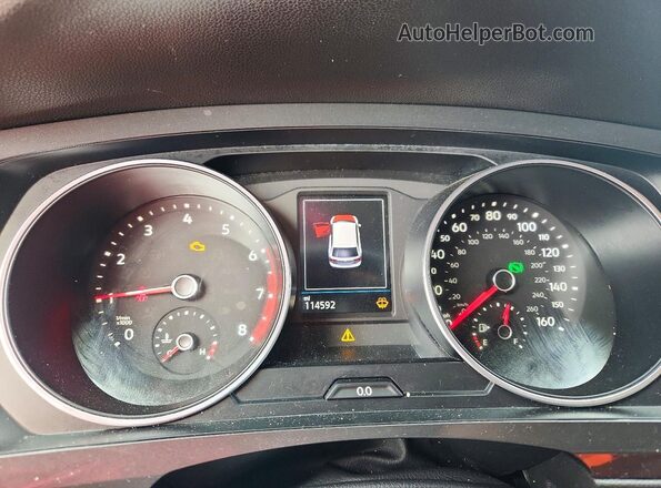 3VV3B7AX9KM097096 2019 VOLKSWAGEN TIGUAN White ხელსაწყოთა პანელის ხედი