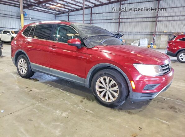 3VV3B7AXXJM139869 2018 VOLKSWAGEN TIGUAN Burgundy Առջևի աջ