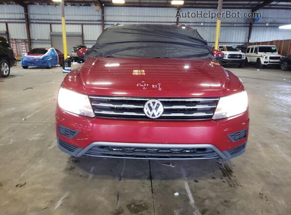 3VV3B7AXXJM139869 2018 VOLKSWAGEN TIGUAN Burgundy Դիմացի տեսք
