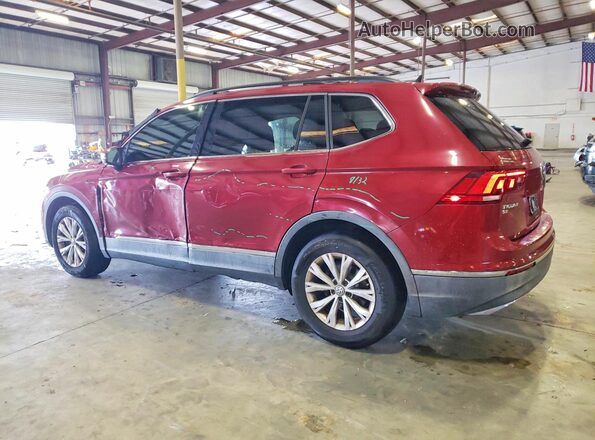 3VV3B7AXXJM139869 2018 VOLKSWAGEN TIGUAN Burgundy Հետևի ձախ