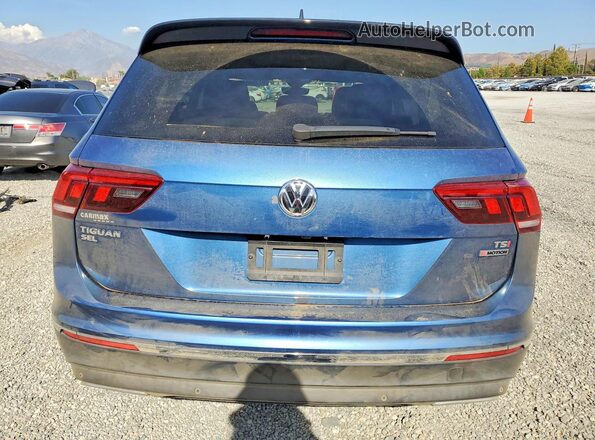 3VV4B7AX1JM208615 2018 VOLKSWAGEN TIGUAN Blue Vista trasera