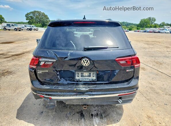 3VV4B7AX4KM102077 2019 VOLKSWAGEN TIGUAN Black Հետևի տեսք