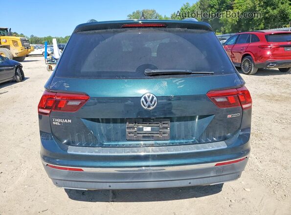 3VV4B7AX9KM113074 2019 VOLKSWAGEN TIGUAN Green Հետևի տեսք
