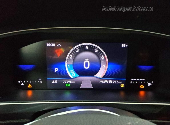 3VV5B7AX8RM210006 2024 VOLKSWAGEN TIGUAN Gray Instrument cluster view