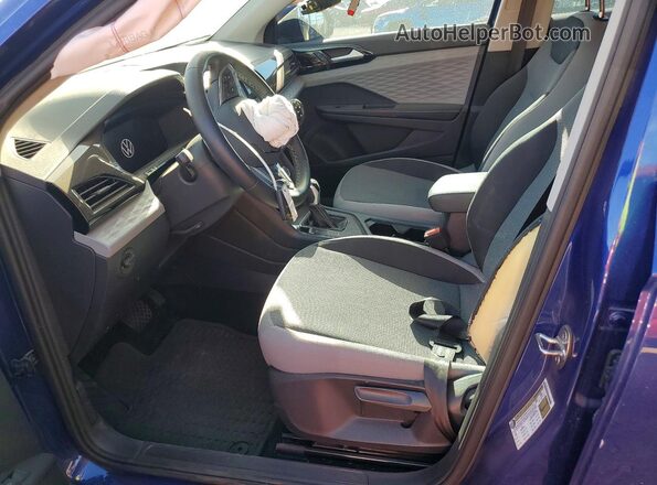 3VV5X7B28RM113182 2024 VOLKSWAGEN TAOS Blue Front interior view