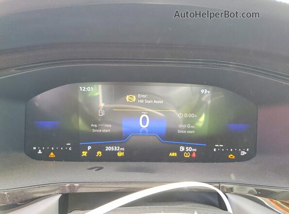 3VV5X7B28RM113182 2024 VOLKSWAGEN TAOS Blue Instrument cluster view