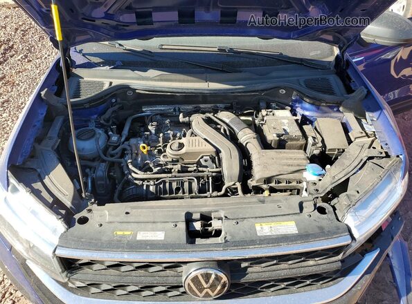 3VV5X7B28RM113182 2024 VOLKSWAGEN TAOS Blue Engine compartment view