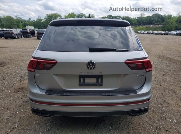 3VV8B7AX2NM146827 2022 VOLKSWAGEN TIGUAN Silver უკანა ხედი