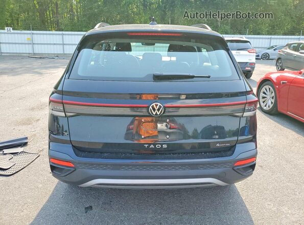 3VV8C7B22SM070392 2025 VOLKSWAGEN TAOS Black უკანა ხედი