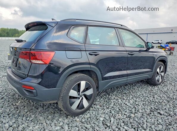 3VV8X7B27RM034311 2024 VOLKSWAGEN TAOS Black უკანა მარჯვენა