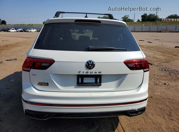 3VVCB7AX4NM138139 2022 VOLKSWAGEN TIGUAN White Вид ззаду