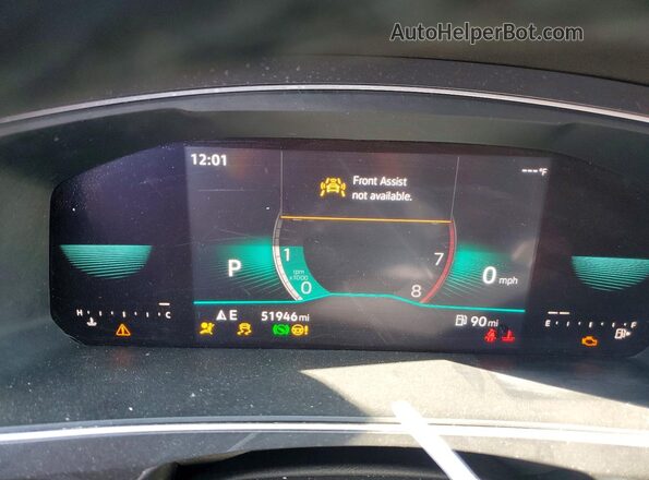 3VVCB7AX4NM138139 2022 VOLKSWAGEN TIGUAN White Вид щитка приладів
