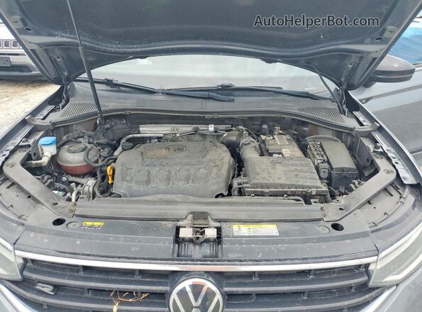 3VVCB7AX4PM057306 2023 VOLKSWAGEN TIGUAN Gray Engine compartment view
