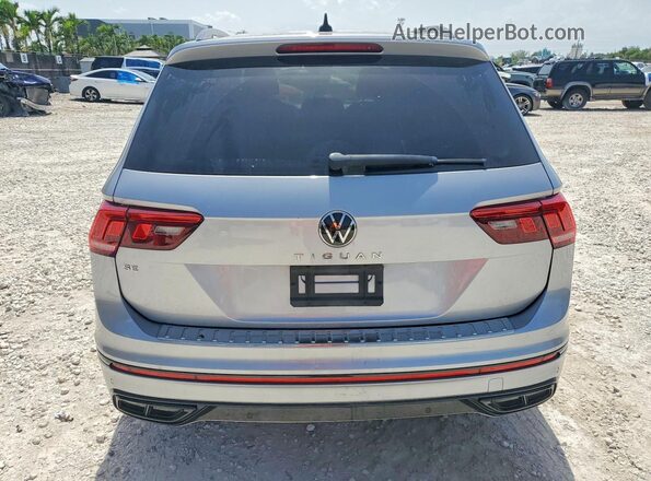 3VVCB7AX4PM113664 2023 VOLKSWAGEN TIGUAN Gray Հետևի տեսք