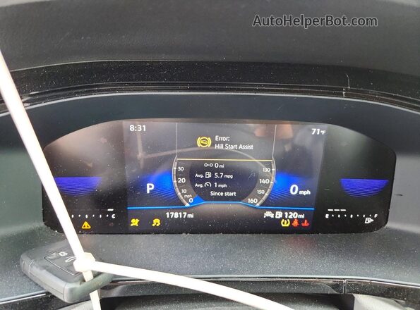 3VVCX7B24PM370991 2023 VOLKSWAGEN TAOS White Instrument cluster view