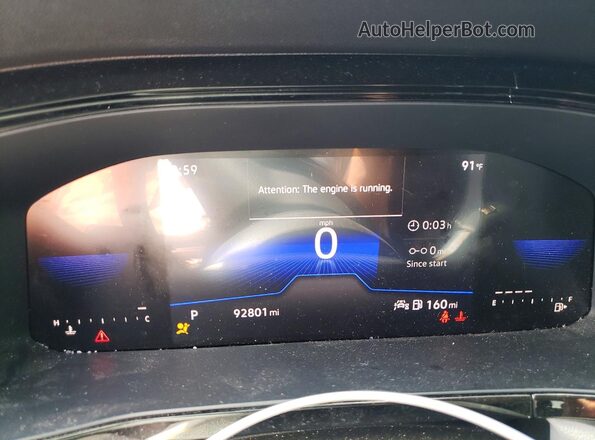 3VVCX7B29PM374129 2023 VOLKSWAGEN TAOS Black Instrument cluster view
