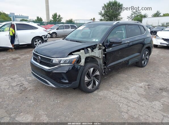 3VVEX7B21RM018155 2024 VOLKSWAGEN TAOS Black Առջևի ձախ երեք քառորդ տեսարան