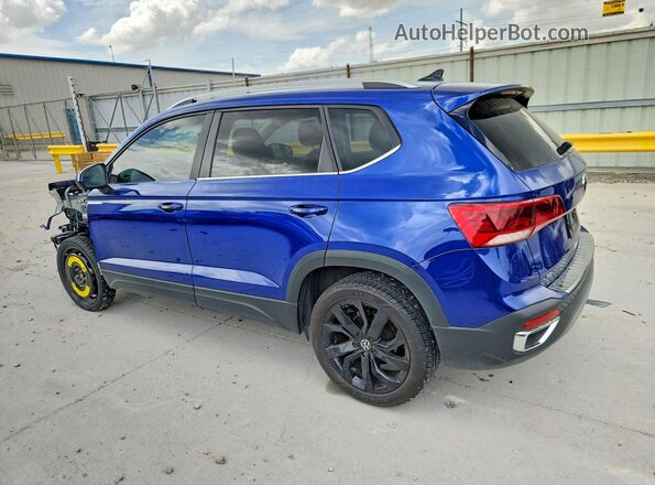 3VVEX7B22RM028967 2024 VOLKSWAGEN TAOS Blue Trasero izquierdo