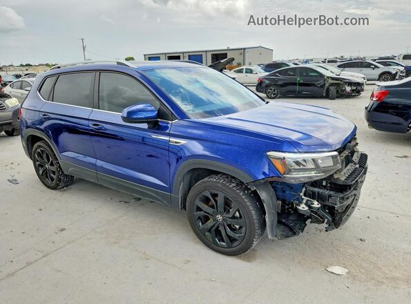 3VVEX7B22RM028967 2024 VOLKSWAGEN TAOS Blue Delantero derecho