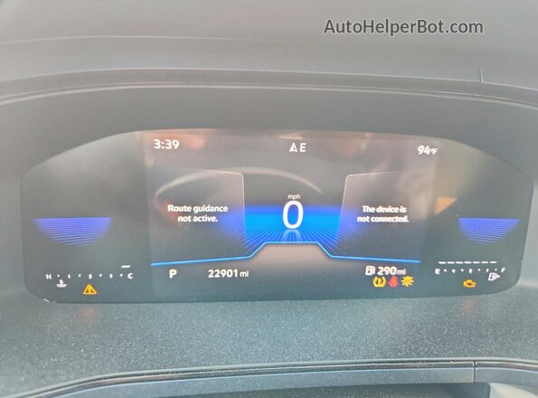 3VVEX7B22RM028967 2024 VOLKSWAGEN TAOS Blue Vista del cuadro de instrumentos