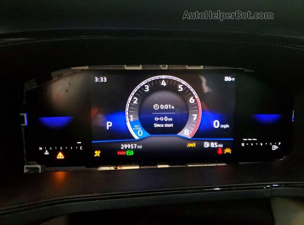 3VVEX7B23RM114675 2024 VOLKSWAGEN TAOS White Widok zestawu wskaźników