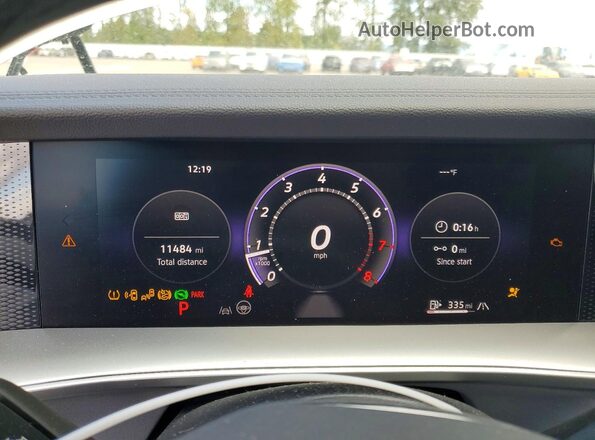 3VVGR7RM2SM012378 2025 VOLKSWAGEN TIGUAN Gray Instrument cluster view