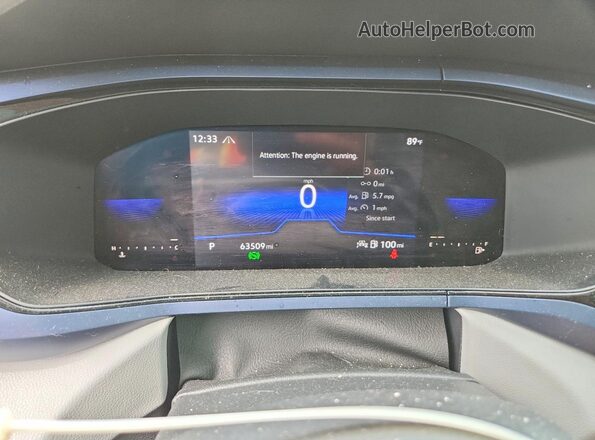 3VVLX7B26NM045899 2022 VOLKSWAGEN TAOS Gray Instrument cluster view
