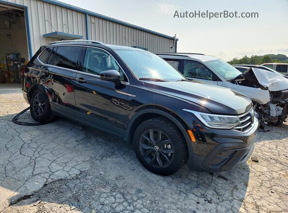 3VVMB7AX4RM114711 2024 VOLKSWAGEN TIGUAN Черный Передняя правая четверть
