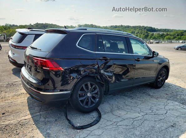 3VVMB7AX4RM114711 2024 VOLKSWAGEN TIGUAN Черный Задняя правая четверть