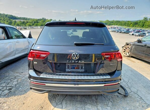 3VVMB7AX4RM114711 2024 VOLKSWAGEN TIGUAN Черный Вид сзади