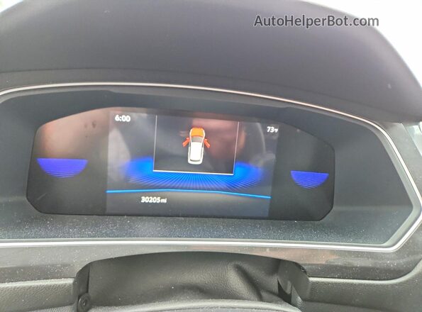 3VVMB7AX8RM043772 2024 VOLKSWAGEN TIGUAN White Widok zestawu wskaźników