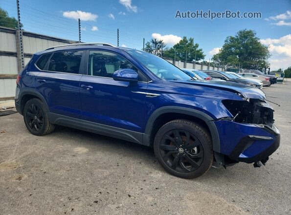 3VVPX7B26NM021670 2022 VOLKSWAGEN TAOS Blue წინა მარჯვენა