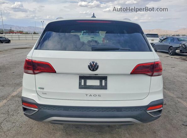 3VVSX7B25RM047760 2024 VOLKSWAGEN TAOS White უკანა ხედი
