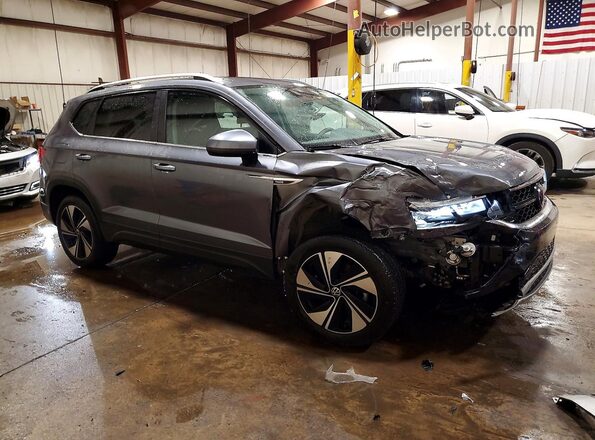 3VVUX7B22RM061415 2024 VOLKSWAGEN TAOS Серый Передняя правая четверть