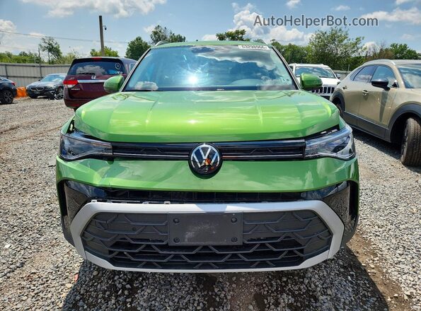 3VVVC7B26SM036460 2025 VOLKSWAGEN TAOS Green Դիմացի տեսք