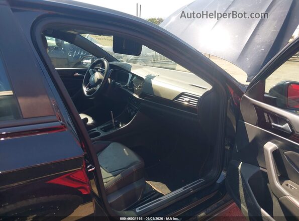 3VW1T7BU9RM031260 2024 VOLKSWAGEN JETTA Black Widok wnętrza z przodu
