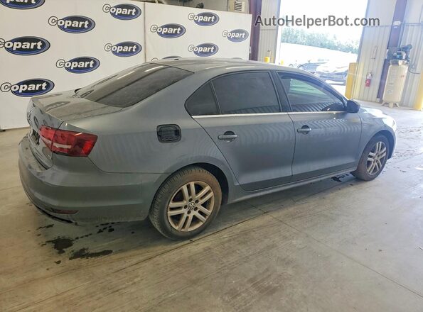 3VW2B7AJ6HM348068 2017 VOLKSWAGEN JETTA Серый Задняя правая четверть