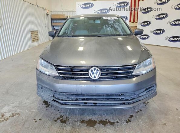 3VW2B7AJ6HM348068 2017 VOLKSWAGEN JETTA Серый Вид спереди